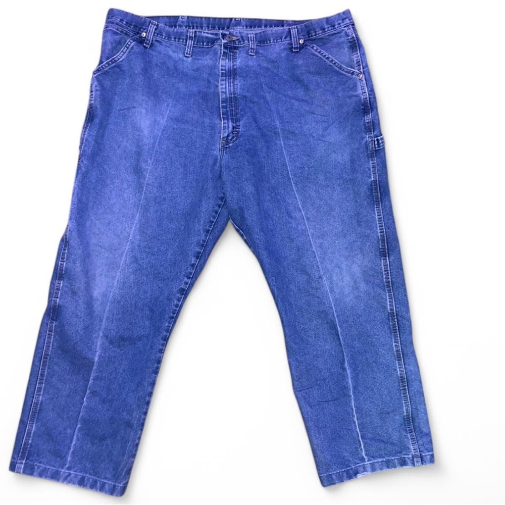 vintage wrangler carpenter blue jeans